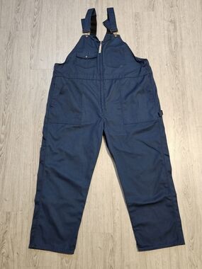 Work King Men's 3XL Navy Utility Bib Overalls